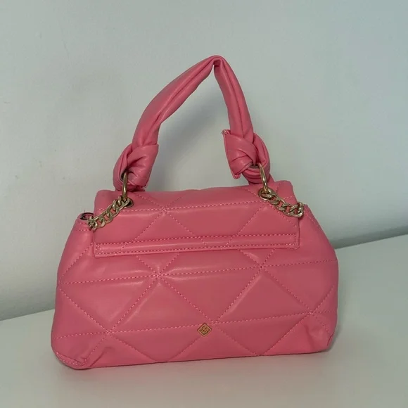 Pink Quilted Handbag - Picture 3 of 5